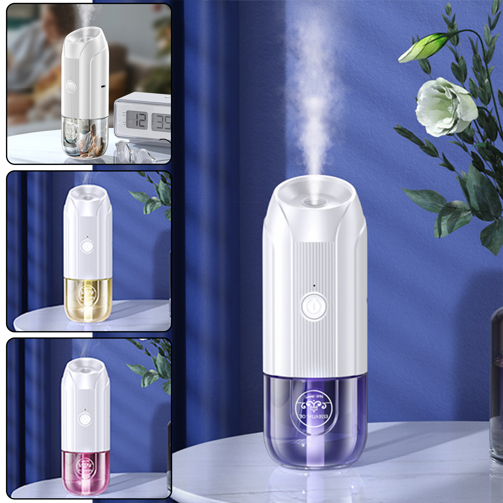 Electronics Gadgets For Home - Mini Aromas Diffuser Portable Quiet Large