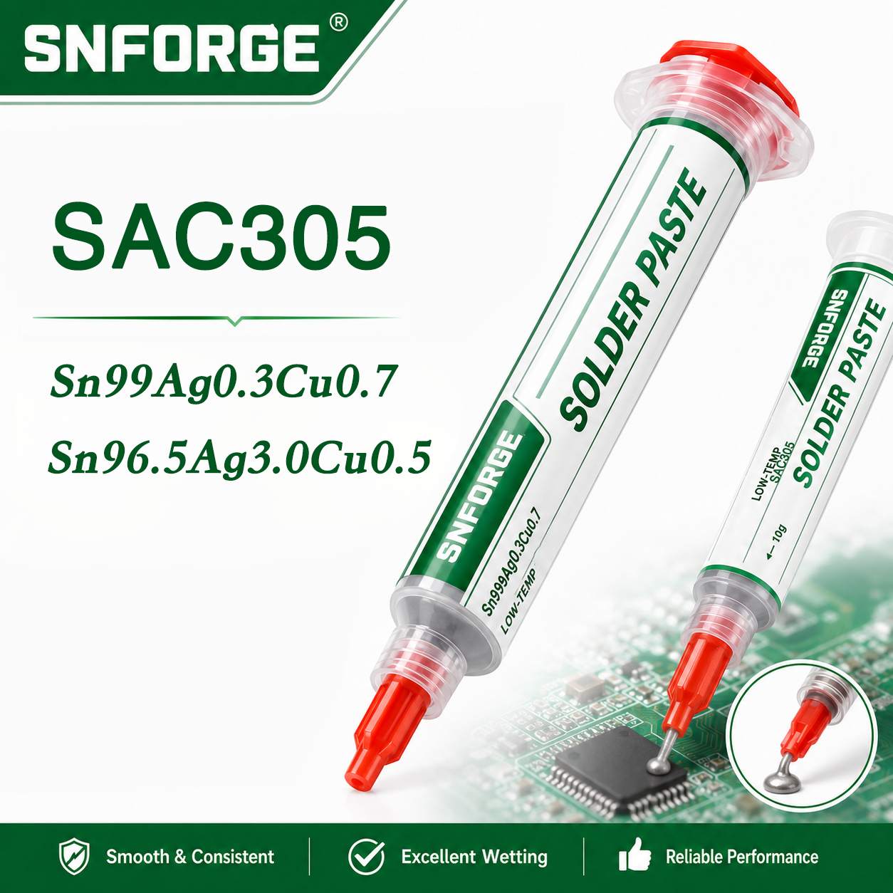 Electronics Home Gadgets - SAC305 Solder Paste Welding Tin Sn99Ag0.3Cu0.7