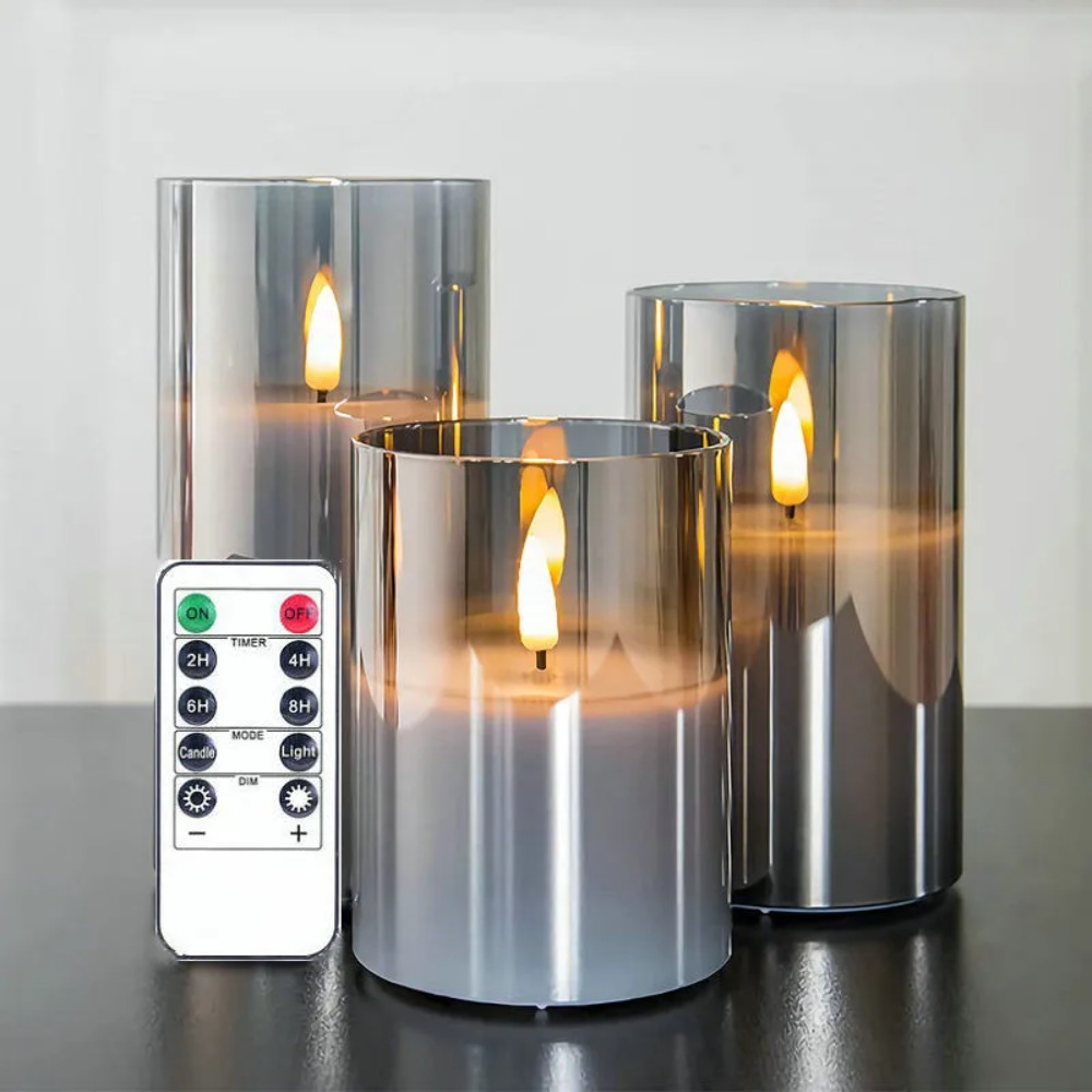 Electronics For Home - Flameless LED Electronic Candle with Remote