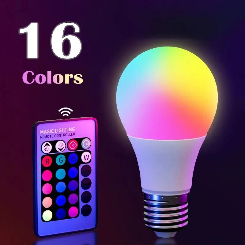 16 Colors RGB Bulb LED Multico – обзор и цена Electronics Gadgets For Home