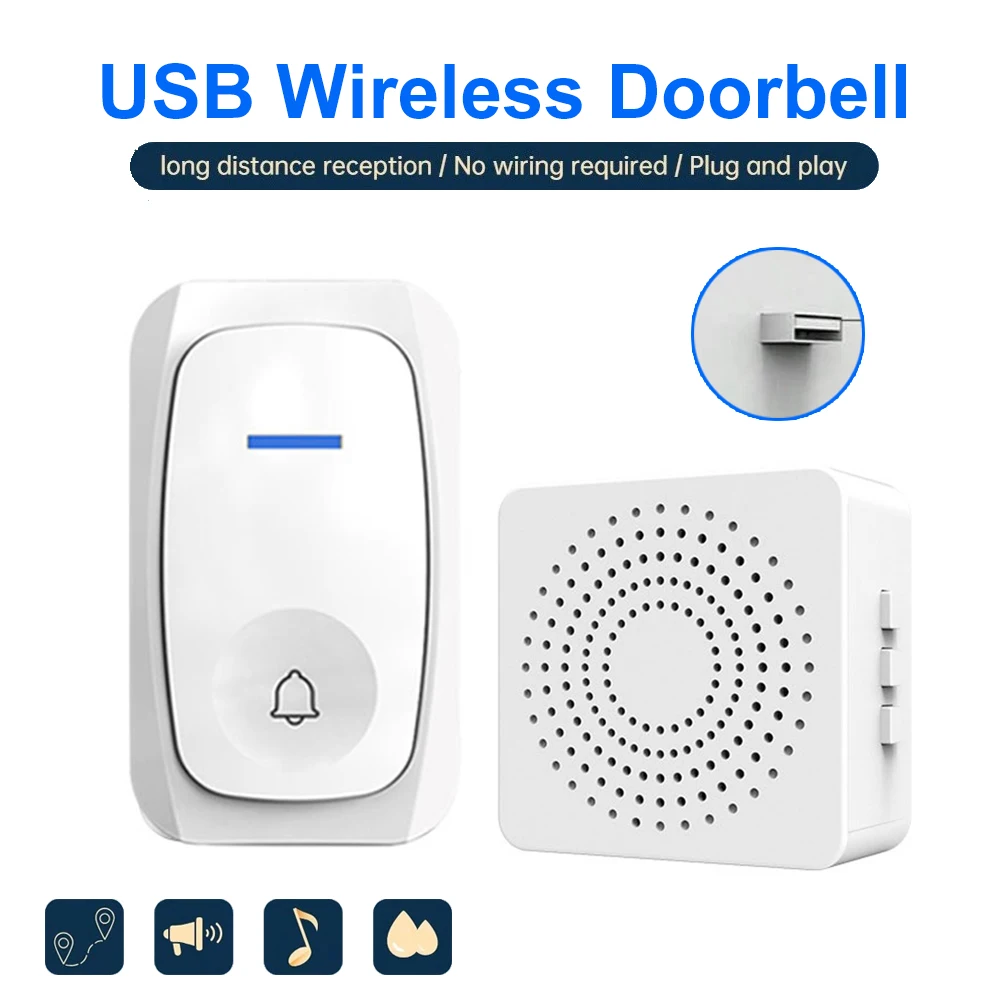 USB Wireless Doorbell Smart We – обзор и цена Electronics Gadgets For Home